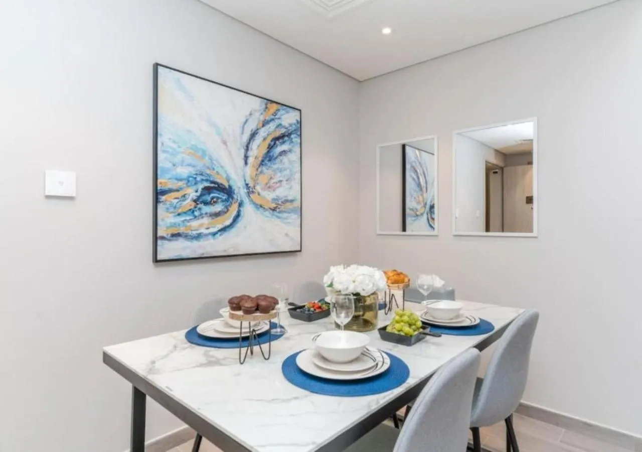 Apartmán Charming 1Br With Lovely Views In Mesk 1 By Vibel Dubaj